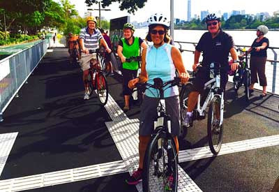 Electric Bikes brisbane Owners Club February ebike ride Coronation Drive