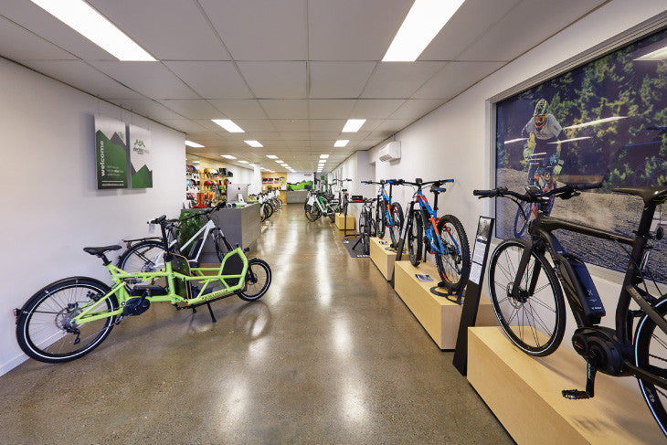 Electric Bikes Brisbane showroom at Milton, Brisbane