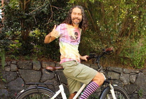 Chris and his Earth electric bike