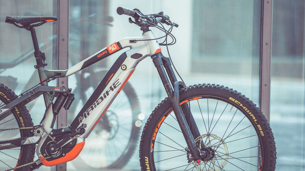Haibike eMTB with integrated Bosch Powertube battery