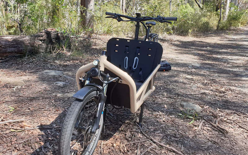 Our Riese & Muller Load 60 cargo e bike is our second car