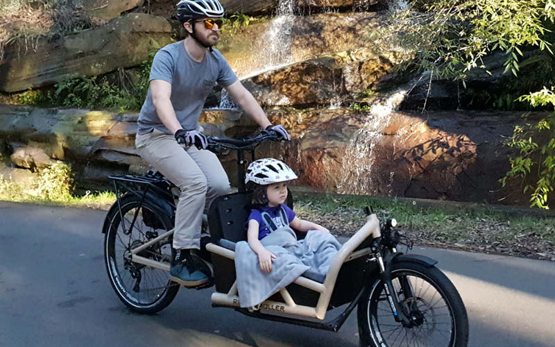 Our Riese & Muller Load 60 cargo e bike is our second car
