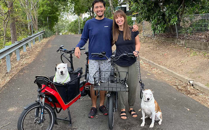 Fun while in isolation with ebikes: Dieter & Fiona