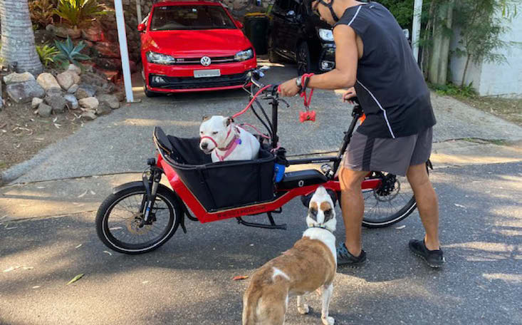 Taking June out in the Riese & Muller Packster 40 cargo ebike