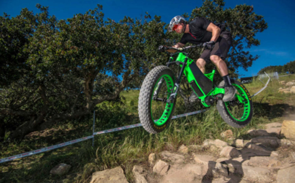 Electric mountain bike racing
