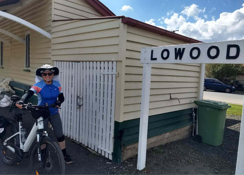 Suz and her Moustache Open XRoad 3 EBike on BVRT