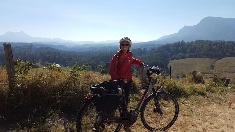Adventure touring on an electric bicycle