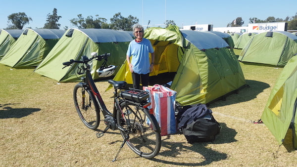 Completing her 11th 9-Day Cycle Tour